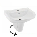 Chân Lửng Lavabo Jaquar CNS-WHT-305V Màu Trắng
