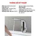 Vòi rửa lavabo Ranco RC-1205 cảm ứng nóng lạnh