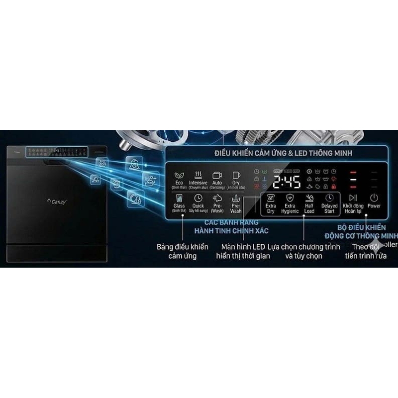Máy Rửa Bát Canzy CZ D777711C