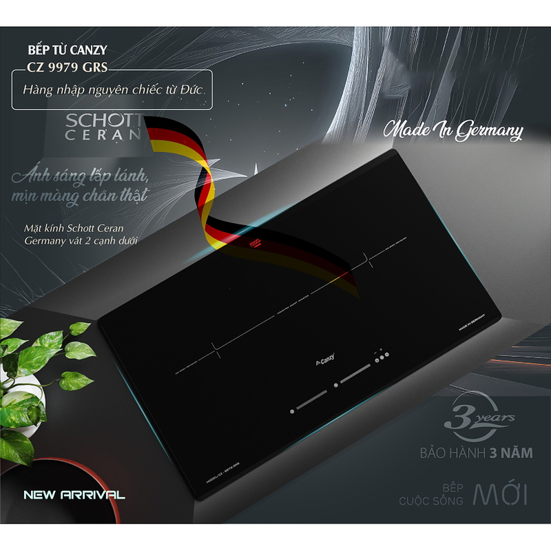 Bếp Điện Từ Canzy CZ 9979 GRS