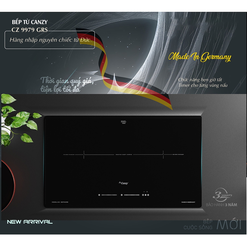 Bếp Điện Từ Canzy CZ 9979 GRS
