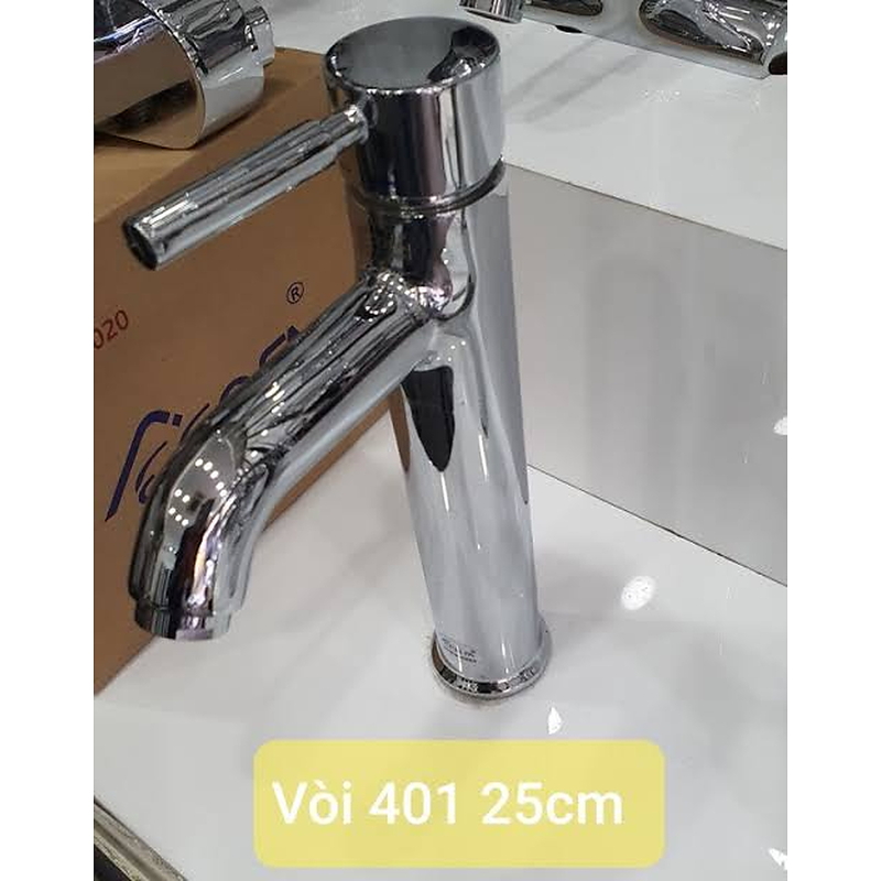 Vòi Lavabo Cổ Cao 1 Lỗ Nóng Lạnh Ecofa E-401L