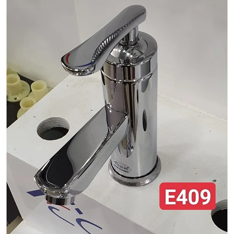 Vòi Lavabo 1 Lỗ Nóng Lạnh Ecofa E-409