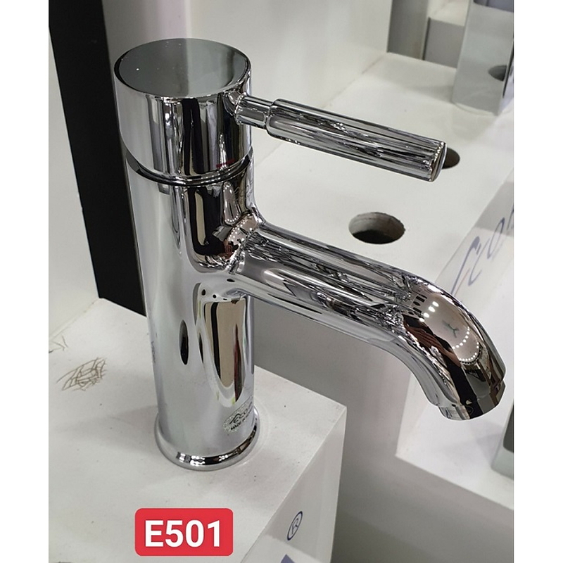 Vòi Lavabo 1 Lỗ Nóng Lạnh Ecofa E-501