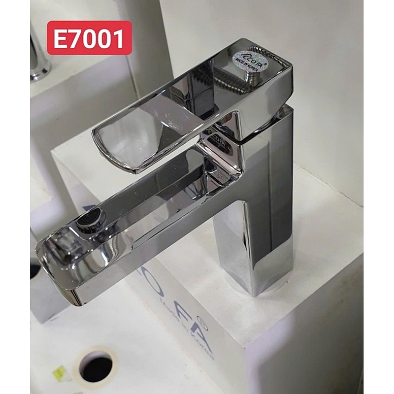 Vòi Lavabo 1 Lỗ Nóng Lạnh Ecofa E-7001
