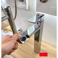 Vòi Lavabo Cổ Cao 1 Lỗ Nóng Lạnh Ecofa E-7001LA