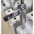 Vòi Lavabo Cổ Cao 1 Lỗ Nóng Lạnh Ecofa E-7001LA