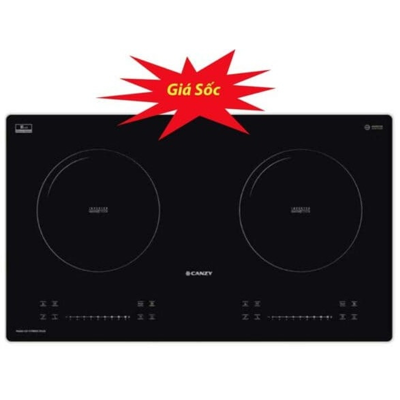 Bếp Điện Từ 2 Vùng Nấu Canzy CZ I17882C.PLUS