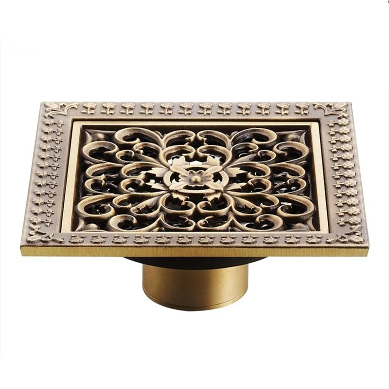 Phễu thoát sàn bằng đồng Haduvico HD024