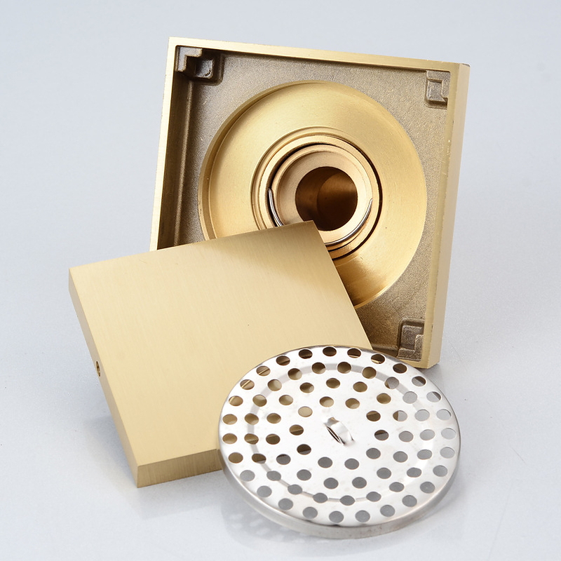 Phễu thoát sàn bằng đồng Haduvico HD022