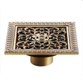 Phễu thoát sàn bằng đồng Haduvico HD024