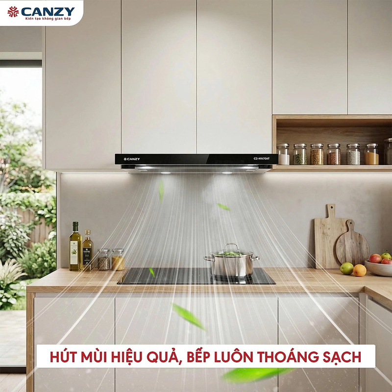 Máy hút mùi âm tủ Canzy CZ H1470AT