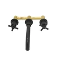 Vòi chậu nóng lạnh gắn tường đồng thau Haduvico VR053