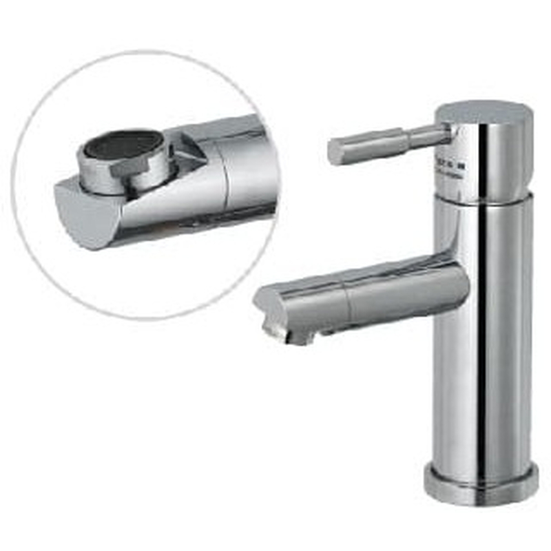 Vòi Lavabo Nóng Lạnh 1 Lỗ Đầu Xoay Ecofa E-401A