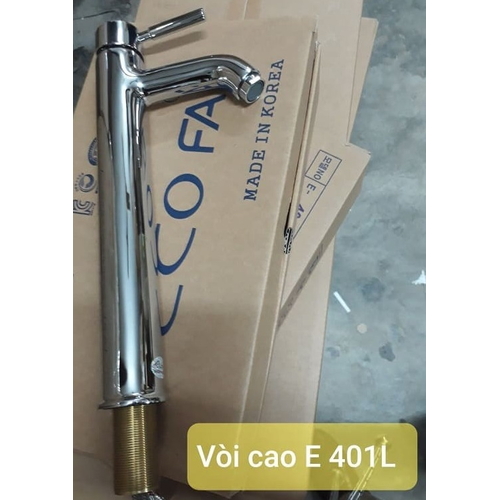 Vòi Lavabo Thân Cao Nóng Lạnh Ecofa E-401L