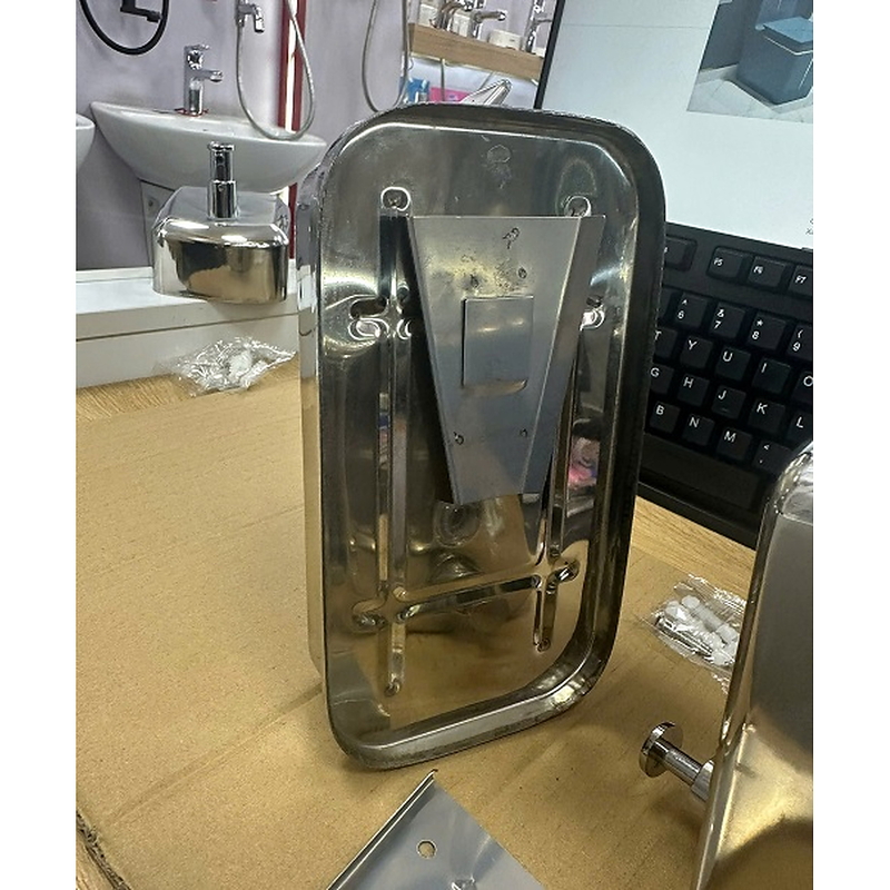 Hộp xịt xà phòng inox treo trường 500ml Miken MK-813-5