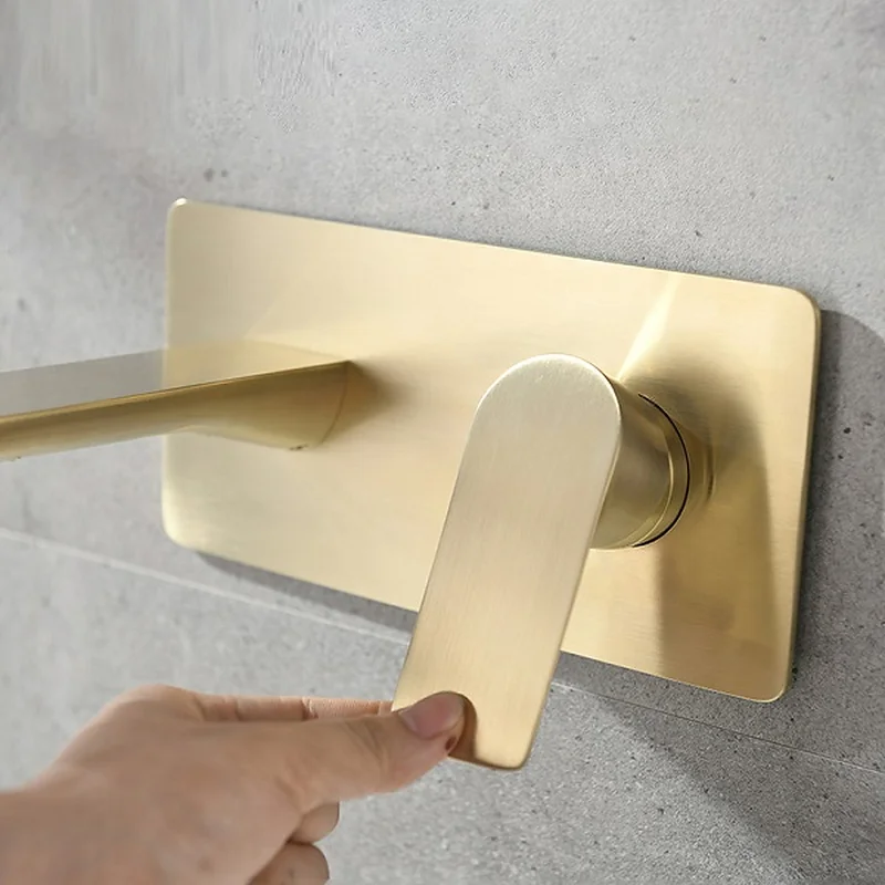 Vòi Lavabo Âm Tường Nóng Lạnh Miken MKV-600024GM