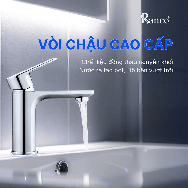 Vòi Lavabo Nóng Lạnh Ranco RC-220