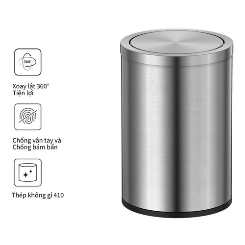 Thùng rác inox 8L Ecobath EC6804-8MT 