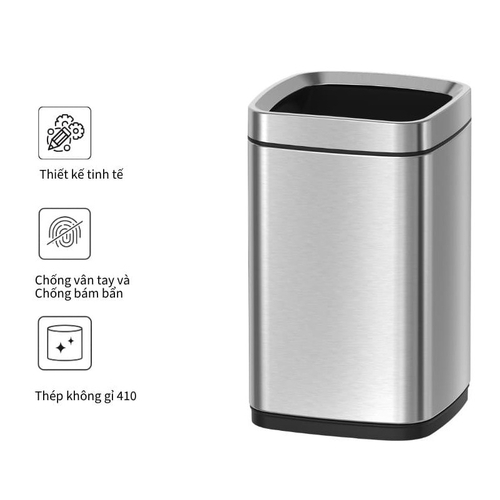 Thùng rác inox 12L Ecobath EC6805-12MT