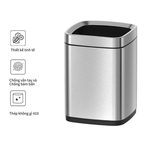 Thùng rác inox 9L Ecobath EC6805-9MT