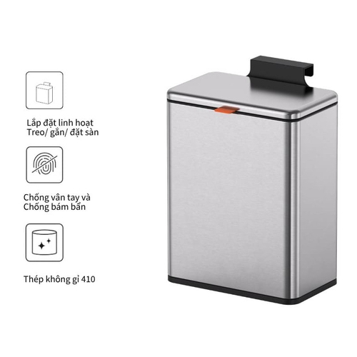 Thùng rác inox 8L Ecobath EC6806-8MT