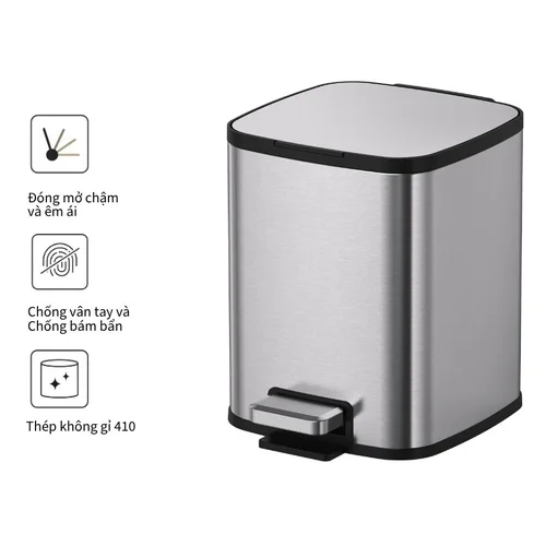Thùng rác inox 9L Ecobath EC6802-9MT 