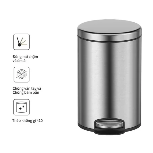 Thùng rác inox 12L Ecobath EC6803-12MT 
