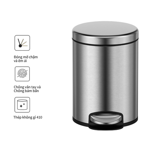 Thùng rác inox 6L Ecobath EC6803-6MT