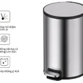Thùng rác inox 12L Ecobath EC6801-12MT