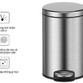 Thùng rác inox 12L Ecobath EC6803-12MT 