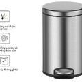 Thùng rác inox 8L Ecobath EC6803-8MT