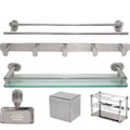 Bộ phụ kiện phòng tắm 6 món chân elip Tadico Lux-605 SUS304