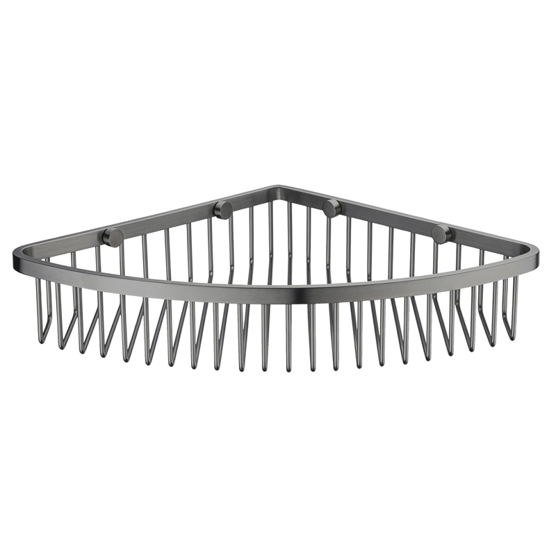 Kệ góc để đồ dạng nan màu ghi xám Ecobath EC4075-1BU