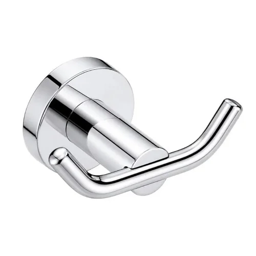 Móc áo đôi màu inox bóng Ecobath EC261-04