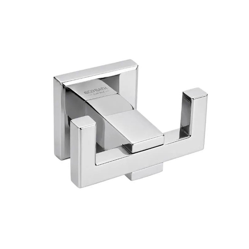 Móc áo đôi màu inox bóng Ecobath EC262-04