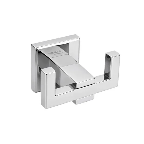Móc áo đôi màu inox bóng Ecobath EC262-04