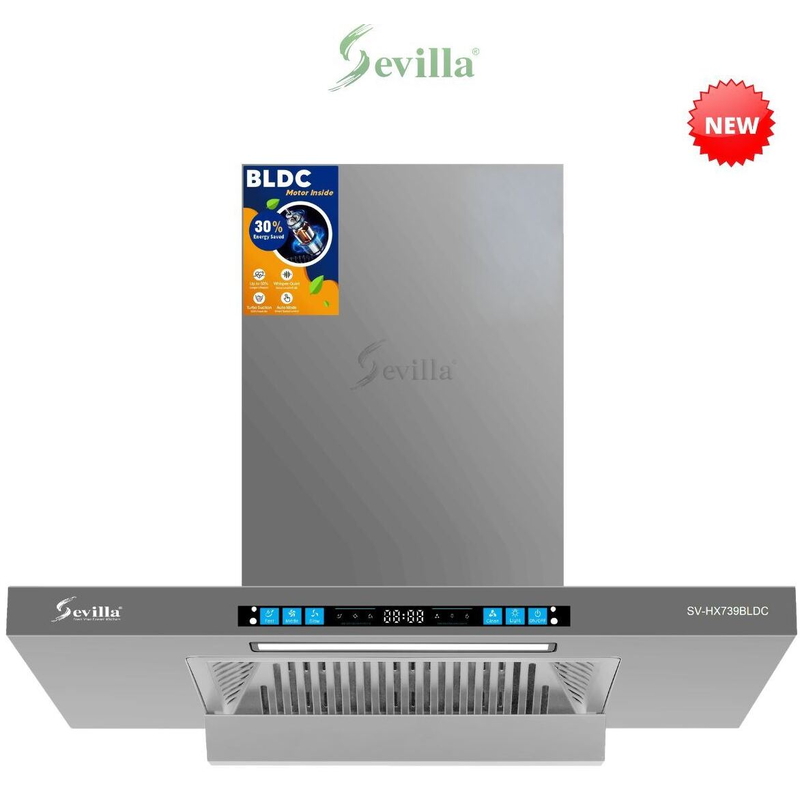 Máy hút khói khử mùi chữ T Sevilla SV-HX739BLDC
