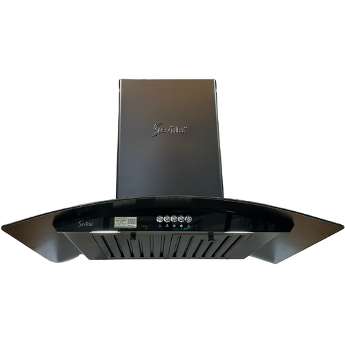 Máy hút khói khử mùi kính cong Sevilla SV-325 BLACK