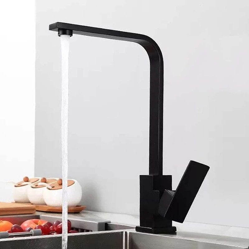 Vòi chậu rửa bát cần cứng Sevilla SV-105 BLACK