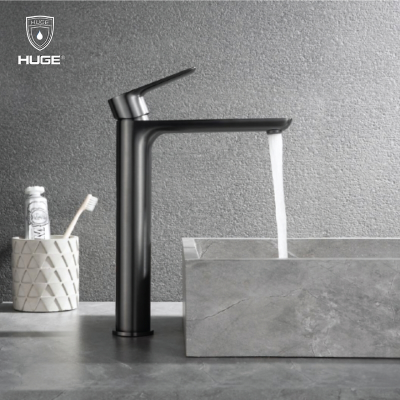 Vòi Lavabo 1 Lỗ Nóng Lạnh Huge H-2800AM