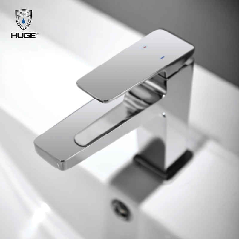 Vòi Lavabo 1 Lỗ Nóng Lạnh Huge H-2900A