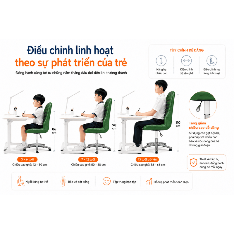 Ghế hỗ trợ nắn chỉnh cột sống DOCTORLOAN 95G