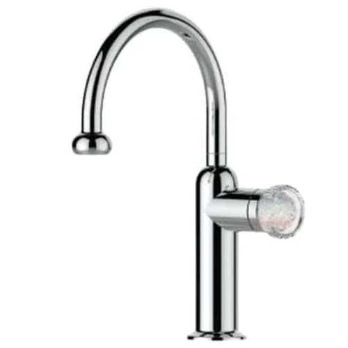 Vòi Lavabo 1 Lỗ Nóng Lạnh Huge H-6S00V