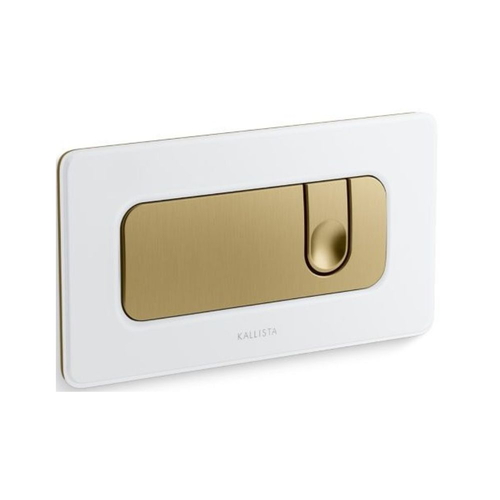 Nút xả nhấn két nước âm tường màu đồng Kallista P70364-00-2MB