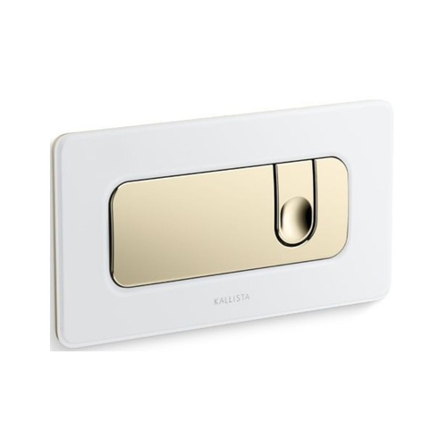 Nút xả nhấn két nước âm tường màu vàng Kallista P70364-00-AF