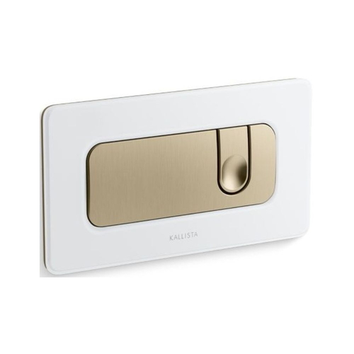 Nút xả nhấn két nước âm tường màu vàng Kallista P70364-00-BAF