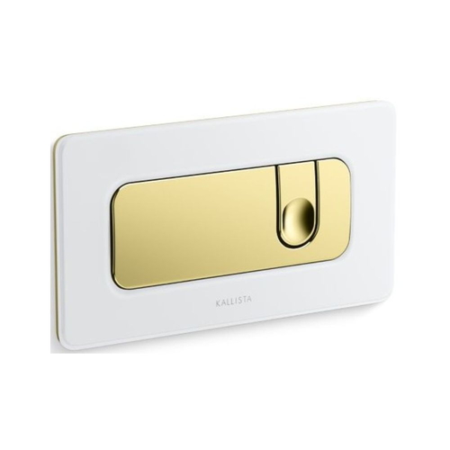 Nút xả nhấn két nước âm tường màu vàng Kallista P70364-00-ULB