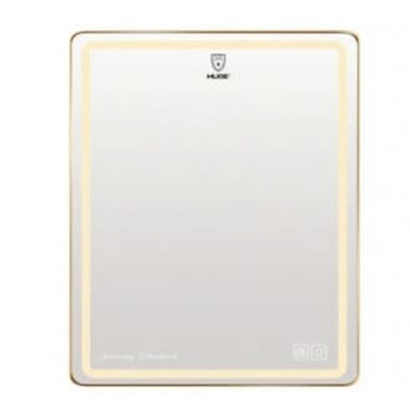 Gương led khung vàng HUGE H-GLE02KG