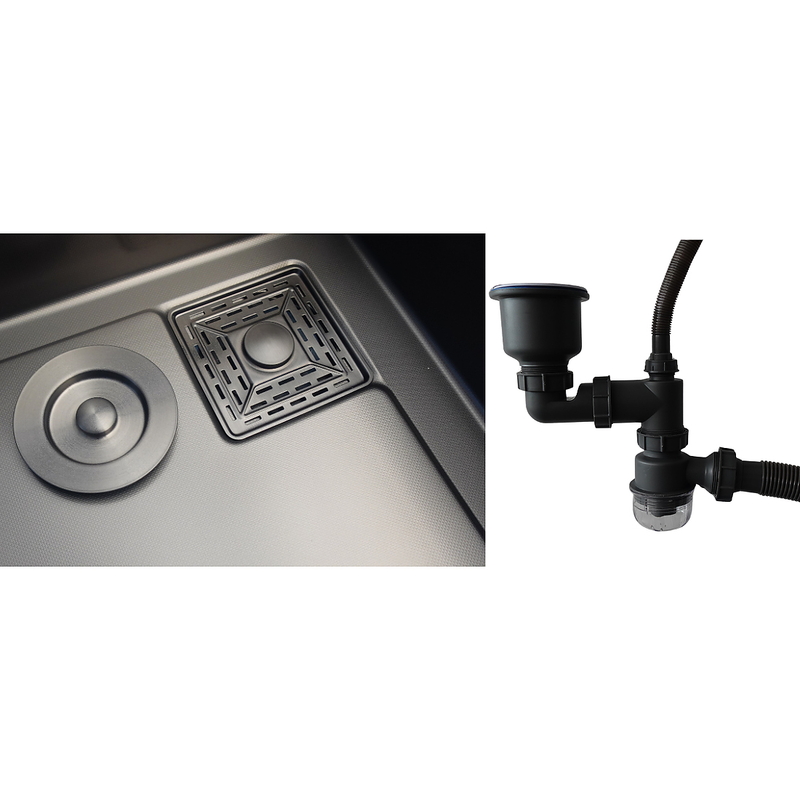 Chậu rửa bát 1 hố Huge H-KS8043U